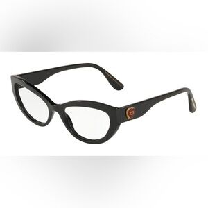 Dolce & Gabbana DG3306 Black Cat Eye Eyeglasses Frames